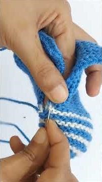 Wow Knitting Baby Shoes 🤩