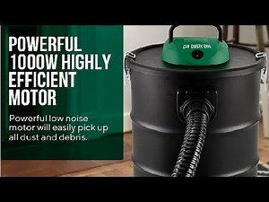 Dusty Bin Ash Vacuum Cleaner 3 In 1 Hot Ashes Vac for Fireplace Review, No more sweeping