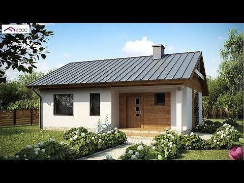 70 Square Meter Small and Simple House Design With Floor Plan