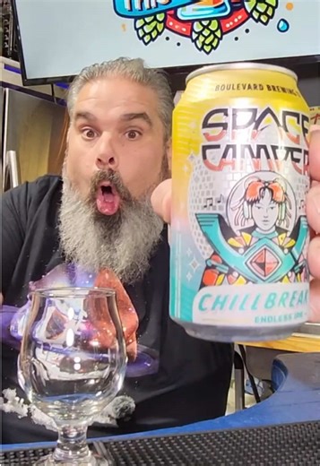 Beer Time Drink Responsibly Boulevard Brewing Space Camper Chill Break Endless IPA #letstrythisonenow #dougthebeerking #review #beerreview #beer