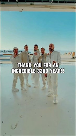 One for the books! Happy Backstreet Boys Day everyone!! 33 years strong because of each of you.