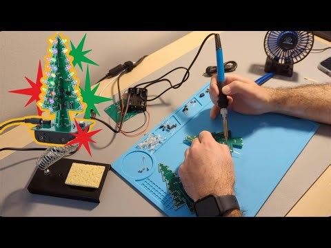 My First Soldering Project - Christmas Tree Kit