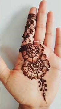 Front hand mahendi design || Full hand mahendi design || Simple mahendi #shorts
