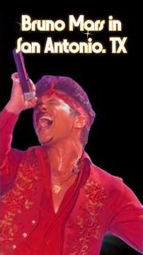Bruno Mars in San Antonio! 🎶 The Romantic Tour 2026 at the Alamo Dome