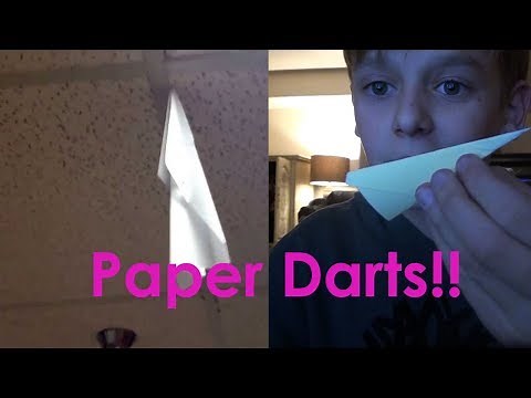 How to make CEILING DARTS!! (tutorial)