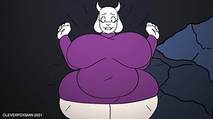 toriel inflation(cleverFoxMan) https://www.youtube.com/watch?v=IDnZu74TpEY #furryinflation | Fat furs video reuploaded from YouTube