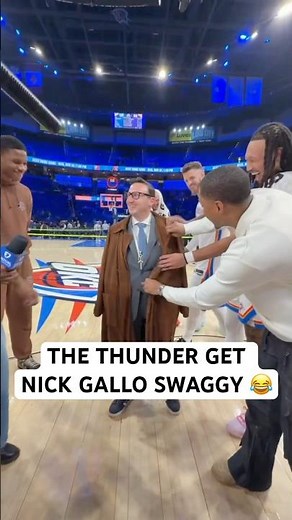 The Thunder post game with Nick Gallo never gets old 😂