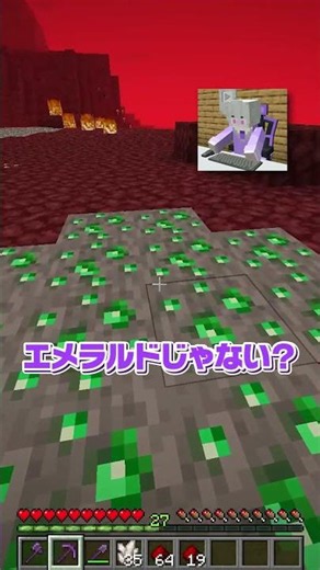 I went to the Nether and... [Minecraft] #shorts