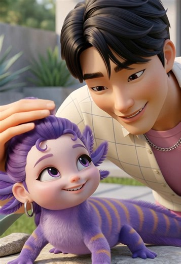 Jinu Finds Rumi Dragon 🐉💜 #KPopDemonHunters #rumi #KlingAI #Kling3 #KlingMotionControl3 @Kling AI 🩷 Kling 3.0 and 3.0 Motion Control are OUT NOW! The most powerful AI video model you need.