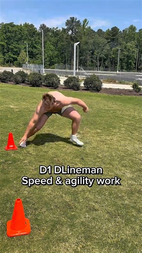 D1 DLineman Combine Training