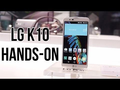 LG K10 hands-on