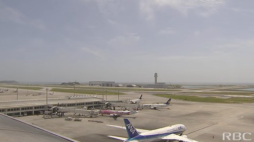 RBC那覇空港ライブカメラ(沖縄県那覇市鏡水)