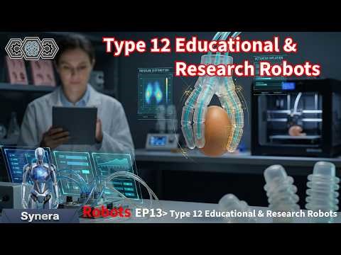 Educational Research Robots, EP13 Ten Teaching Tomorrow's machine By Synera Enterprise AI & Robotics