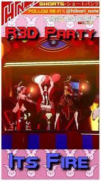 【PSO2NGS】SHORTS//Music Video R3D Party Its Fire Short Version #pso2 #pso2ngs #pso2global #ngs #sega