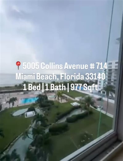 La Playa Properties RealEstate | 📍5005 Collins Ave # 714 MIAMI BEACH, FL 33140 Available for Lease $3,000 Monthly Exclusively listed by Catherine Upegui Direct ocean view... | Instagram