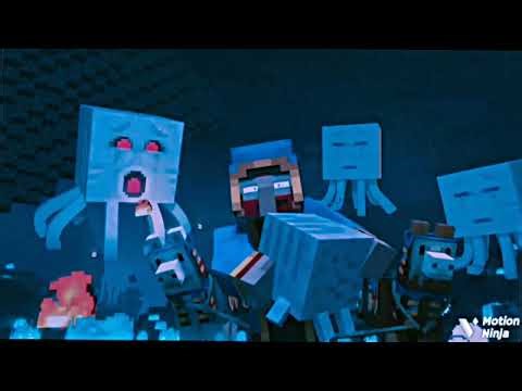 Happy ghast animation ||pillagers vs villager song video|| happy ghast gashtling