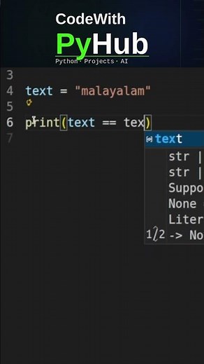 Python Palindrome Check in One Line 😳 #shorts #coding #python #learnpython #learn
