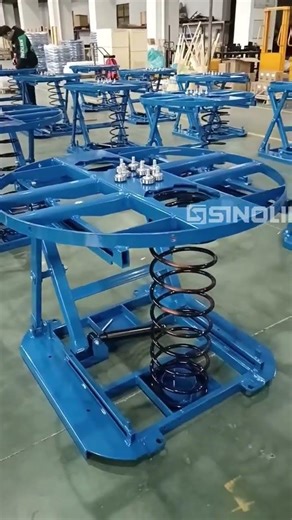 Rotatable Spring Lift Table SP500 / SP1000 / SP2000 | Ergonomic Pallet Handling Solution#lifttable