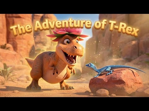 The Adventure of T Rex 3D Dinosaur Animation Dinosaur World#animation
