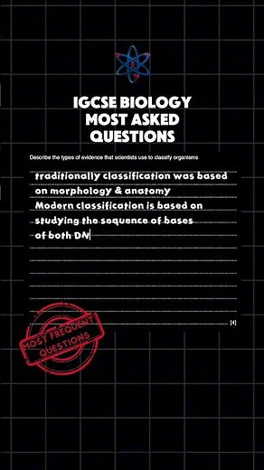 Most frequently asked questions for IGCSE Biology 2026 exams part 1 💯