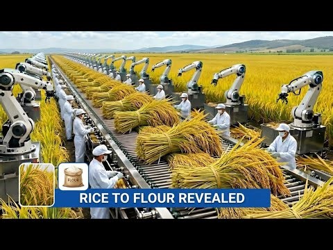 Inside a Mega Rice Factory — From Paddy to Polished Rice (Full Process)