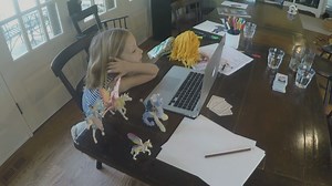 Balancing working from home with home schooling