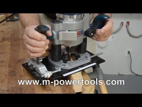 How to route adjustable Mortises using the CRB7 Universal Combination Router Base Jig