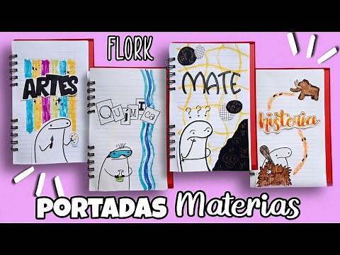 EASY NOTEBOOK COVERS FROM FLORK - BACK TO SCHOOL | Marialis