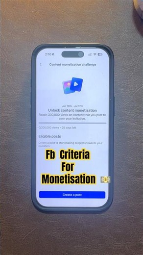 Facebook Monetisation Criteria 🤯 How To Monetise Facebook Content 😻 #shorts #facebook