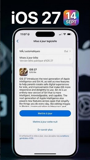 iOS 27 Official Release Date! #iphone #tips #tech