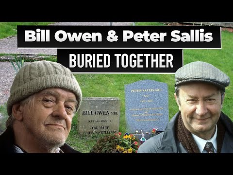 Bill Owen and Peter Sallis Graves. Famous Graves and Resting Places of UK Celebrities.