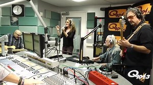 Check out this awesome clip of our talented friend Dana Fuchs who will be playing with us on May 20th at BergenPAC (Bergen Performing Arts Center) in Englewood, NJ! Here is Dana performing "Don't Let Me Down" (with Roger Earl on cardboard box) during a studio interview with our good friend Ken Dashow of Q104.3 FM! Get your tickets now: https://bit.ly/3y3uh7U | Foghat