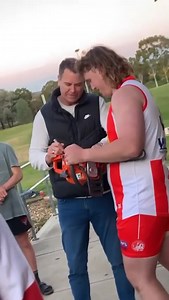 24K views · 601 reactions | Getting Wayne Carey to sign ya chainsaw - Ultimate Ressie | Mad Monday | Facebook