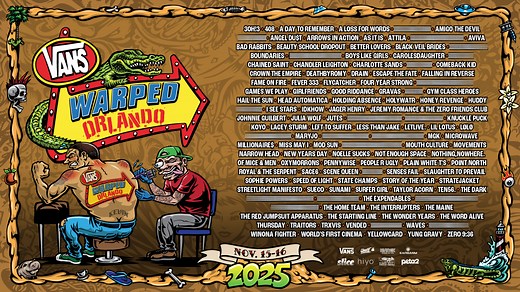 Vans Warped Tour comes to Orlando in November