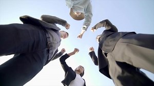 Happy Group of Young Diverse People Having Fun Together