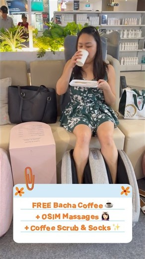 FREE Bacha Coffee + OSIM Massage?! ☕️💆🏻‍♀️ | OSIM uSqueez 4