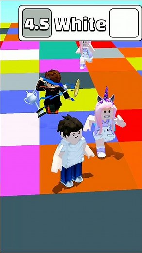 Wait for the End! 😱 Roblox Color Block Challenge #gaming #shorts #roblox