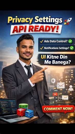 Privacy Settings API Complete | Ads Data & Notifications System Built