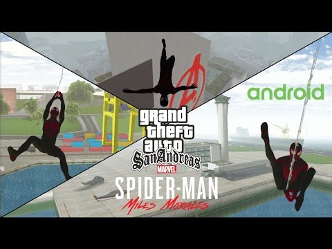 Spider-Man: Miles Morales NEW ANIMATION - GTA SA ANDROID MOD