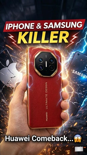SAMSUNG & APPLE KA KHEL KHATAM? 💀🔥 Huawei is BACK! 👑 #shorts #viralvideo