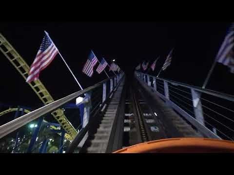 White Lightning front seat POV - Fun Spot America (Orlando)
