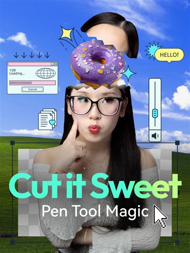 POV: your computer clone is buffering… because she’s hungry 🍩 Y2K pop-ups, sweet treats, clones, and a whole lot of Pen Tool magic ✨ Cut it sweet, feed her a snack, and start your Y2K era 💿 Try Filmora with the link in bio! #filmora15 #madewithfilmora #y2k#Clone #ContentCreator #editingtips