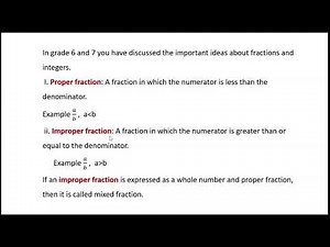 grade 8 Maths Tutorial Unit one section One