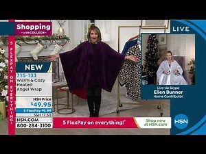 Warm Cozy Heated Angel Wrap