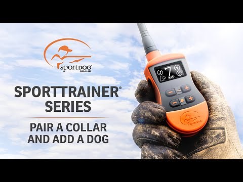 SportTrainer® Series :: How to Pair a Collar and Transmitter, and Add a Dog
