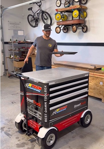 Bolted the pegboard surround back on the @CTech Manufacturing Best Damn Toolbox and with some minor mods I installed @Toolgrid. This will allow for some vertical storage 🔥 #tools #shop #toolstorage #toolbox #ctechmanufacturing