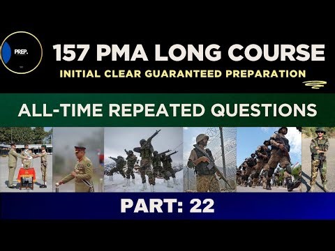PMA 157 Long Course Initial Test Preparation | PMA 157 test preparation | PMA 157 LC Repeated MCQs