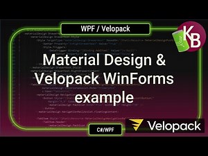 C# - Material Design v5.2.1 + Velopack WinForms example