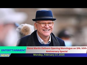 Steve Martin Delivers Opening Monologue on SNL 50th Anniversary Special