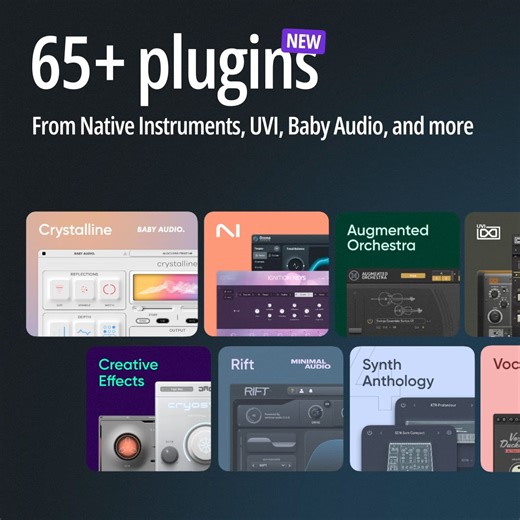541K views · 10K reactions | Save big on FL Cloud Pro with a full year for just $99, plus a voucher to spend on even more plugins. • You now get 65+ plugins including brands such as Native Instruments, UVI, Baby Audio, and more • Over a million sounds including loops and one-shots • AI-powered mastering (genre customizable) • Distribution All this, right inside FL Studio. FL Cloud is the ultimate power-up for FL Studio. | FL Studio | Facebook